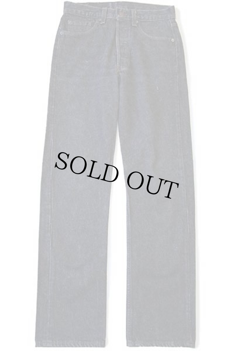 画像2: 80s USA製 Levi'sリーバイス 501 先染め ブラック デニムパンツ w29 L32 (2)