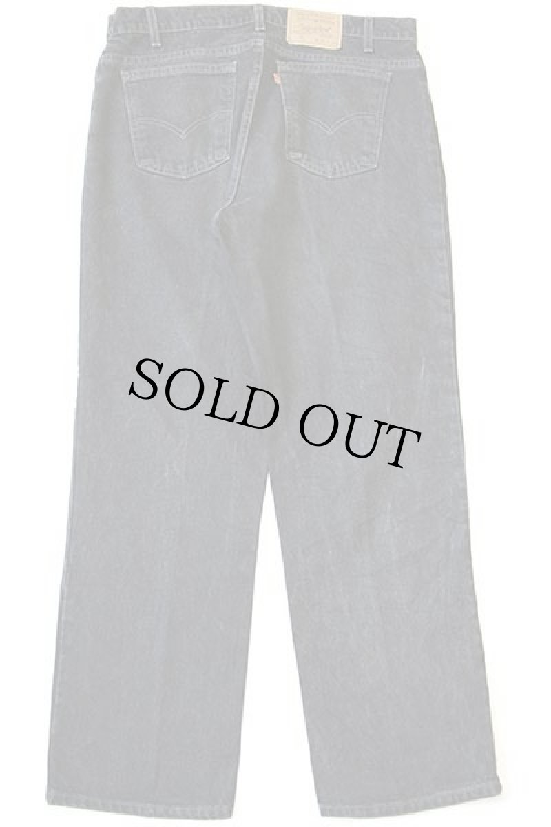 画像3: 90s USA製 Levi'sリーバイス 518 ブラック デニムパンツ w38 L30 (3)