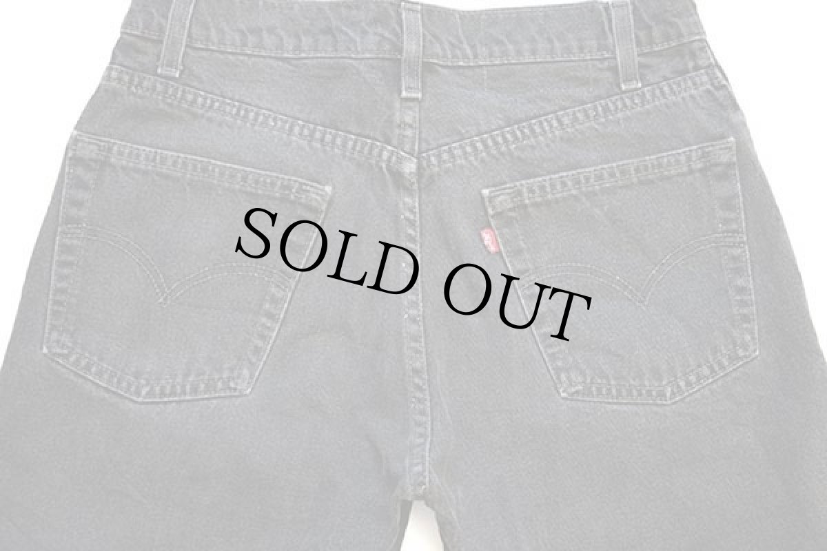 画像5: 90s カナダ製 Levi'sリーバイス 505 ブラック デニムパンツ w31 L30★54 (5)