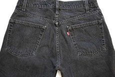 画像5: 90s カナダ製 Levi'sリーバイス 505 ブラック デニムパンツ w31 L30★54 (5)