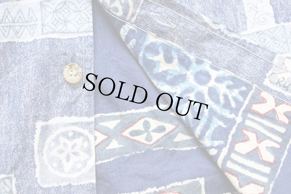 画像5: ハワイ製 Cooke Street 総柄 裏生地 コットン アロハシャツ S (5)