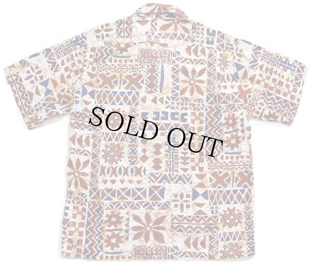画像2: 70s ハワイ製 Mr.Kailua 総柄 コットン アロハシャツ (2)