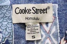 画像4: ハワイ製 Cooke Street 総柄 裏生地 コットン アロハシャツ S (4)