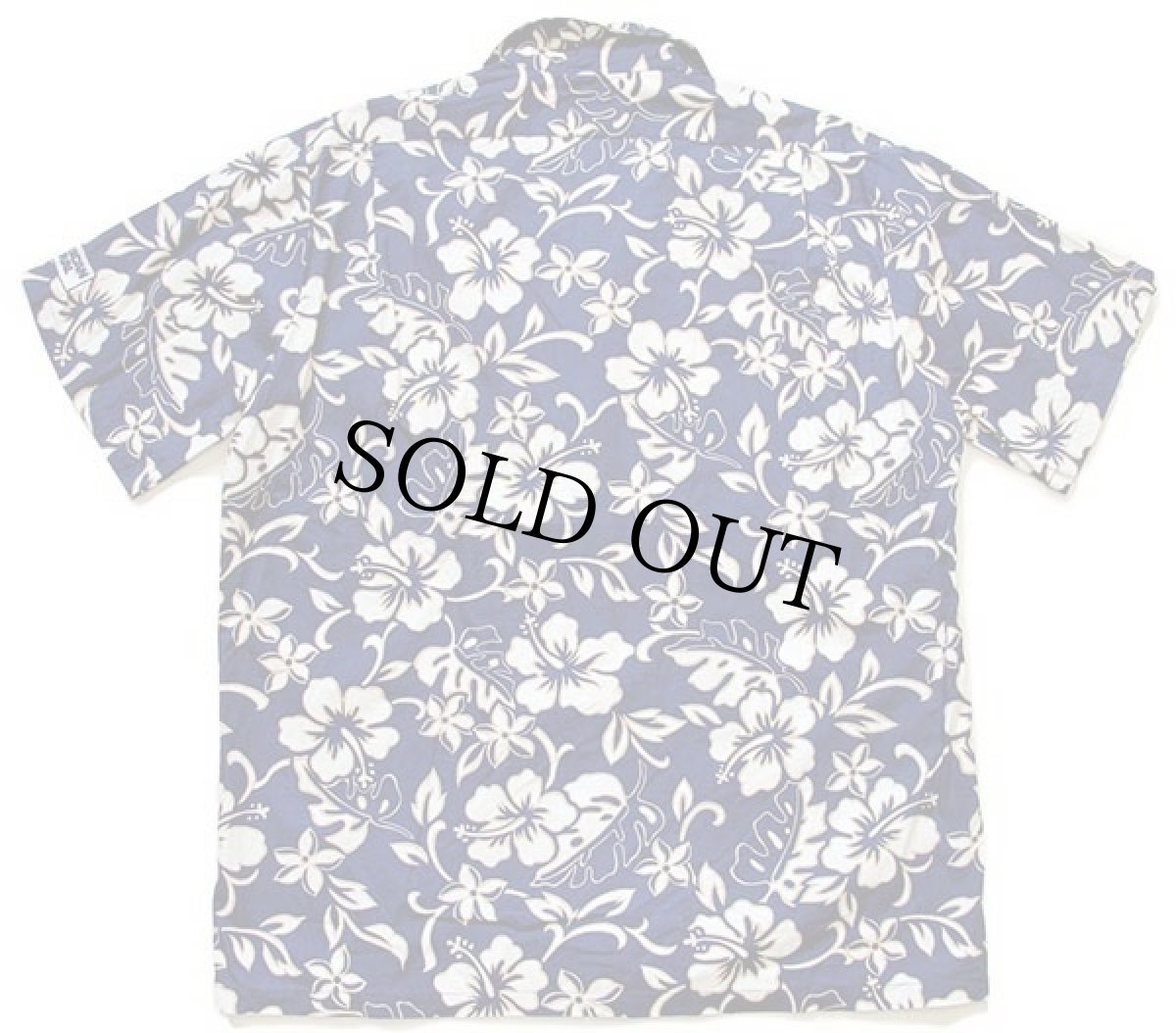 画像2: ハワイ製 Hilo Hattie AMERICAN GENERAL刺繍 ハイビスカス柄 コットン アロハシャツ L (2)