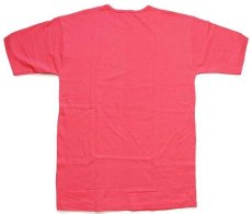 画像3: デッドストック★90s USA製 CHEROKEE 無地 コットンTシャツ ピンク (3)