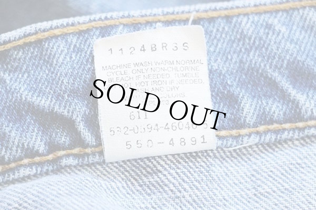 画像7: 90s USA製 Levi'sリーバイス 550 デニムパンツ w34 L34★191 (7)