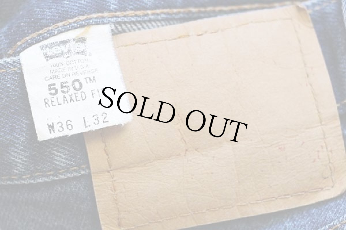 画像6: 00s USA製 Levi'sリーバイス 550 デニムパンツ w36 L32★193 (6)