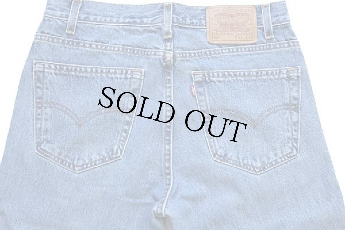 画像5: 00s USA製 Levi'sリーバイス 512 デニムパンツ w33 L30★17 (5)