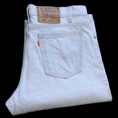 画像1: 90s USA製 Levi'sリーバイス 550 デニムパンツ アイスブルー w33 L30 (1)