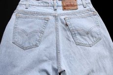 画像5: 90s USA製 Levi'sリーバイス 560 デニムパンツ アイスブルー w32 L30★63 (5)