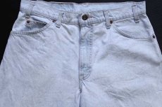 画像4: 90s USA製 Levi'sリーバイス 550 デニムパンツ アイスブルー w33 L30 (4)