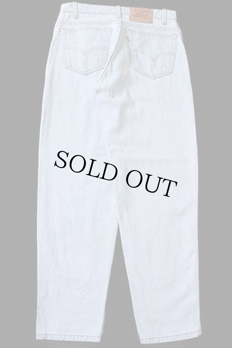 画像3: 90s USA製 Levi'sリーバイス 560 デニムパンツ アイスブルー w32 L30★63 (3)