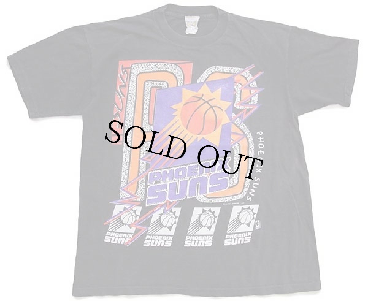 画像2: 90s Magic Johnson T's NBA PHOENIX SUNS フェニックスサンズ コットンTシャツ 黒 L (2)
