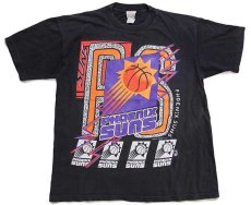 画像2: 90s Magic Johnson T's NBA PHOENIX SUNS フェニックスサンズ コットンTシャツ 黒 L (2)