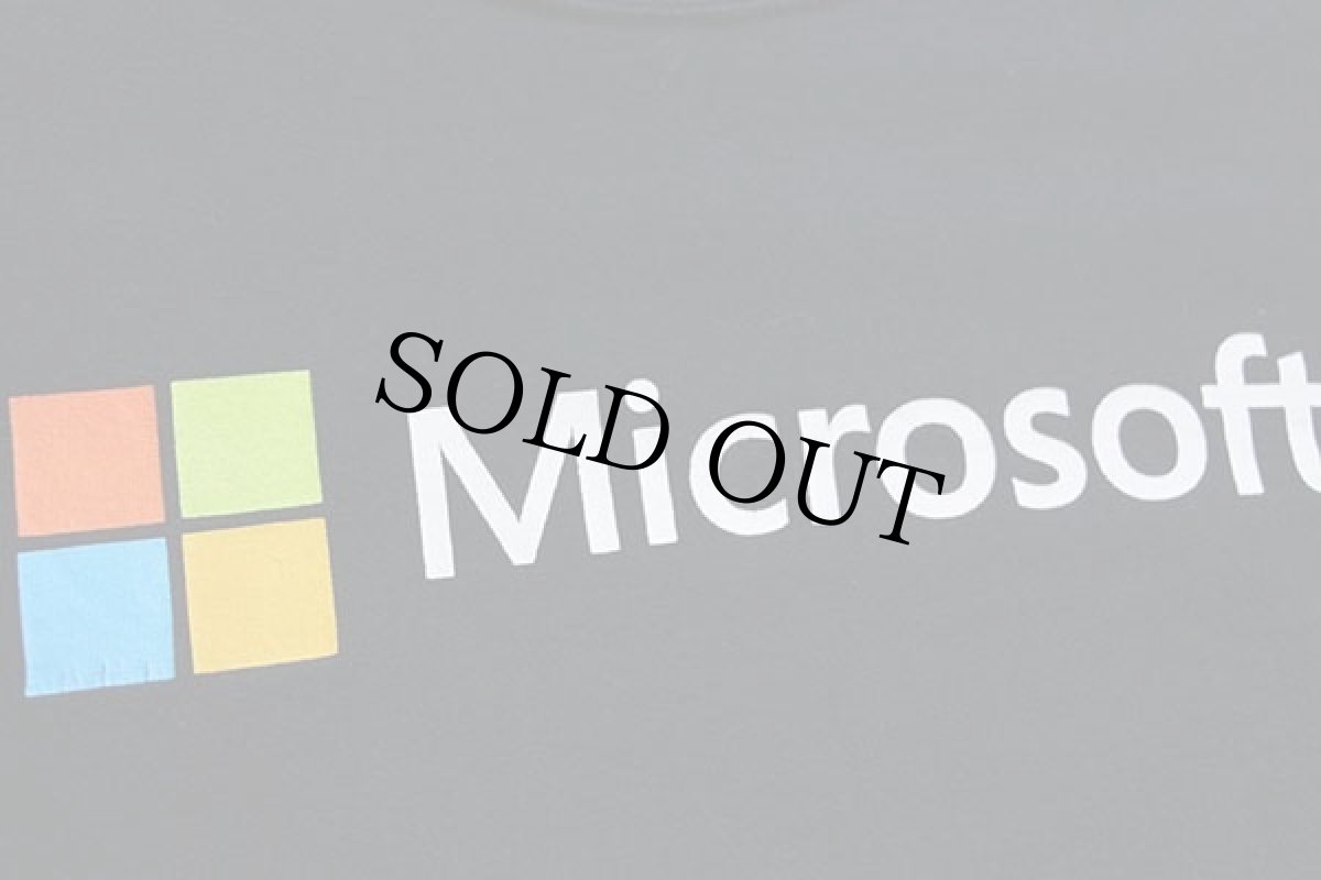 画像5: Microsoftマイクロソフト ロゴ コットンTシャツ 黒 3XL★特大 (5)