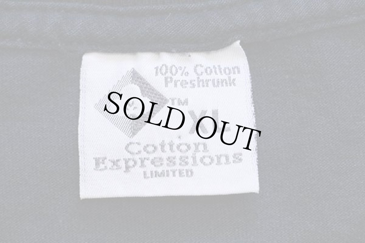 画像4: 90s USA製 NASA 蓄光プリント コットンTシャツ 紺 XL (4)