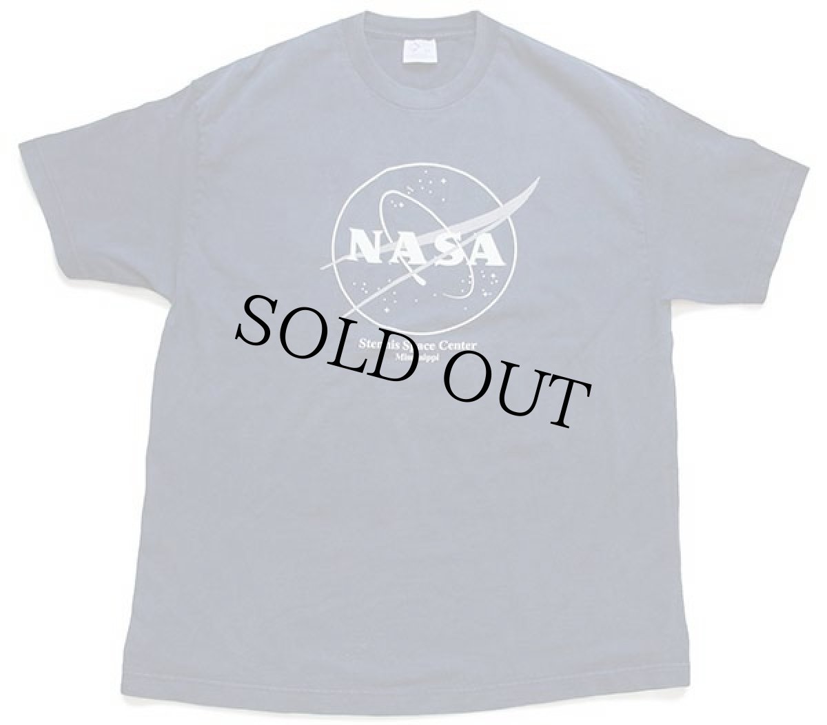 画像2: 90s USA製 NASA 蓄光プリント コットンTシャツ 紺 XL (2)