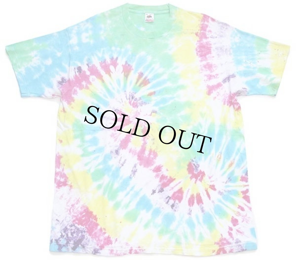 画像2: 90s USA製 タイダイ染め コットンTシャツ XXL★特大 (2)