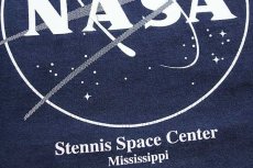 画像5: 90s USA製 NASA 蓄光プリント コットンTシャツ 紺 XL (5)