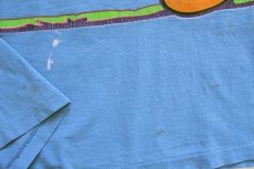 画像7: 90s USA製 Warner Bros LOONEY TUNES DO I LOOK LIKE I CARE? TWEETYトゥイーティー コットンTシャツ 水色 22W (7)