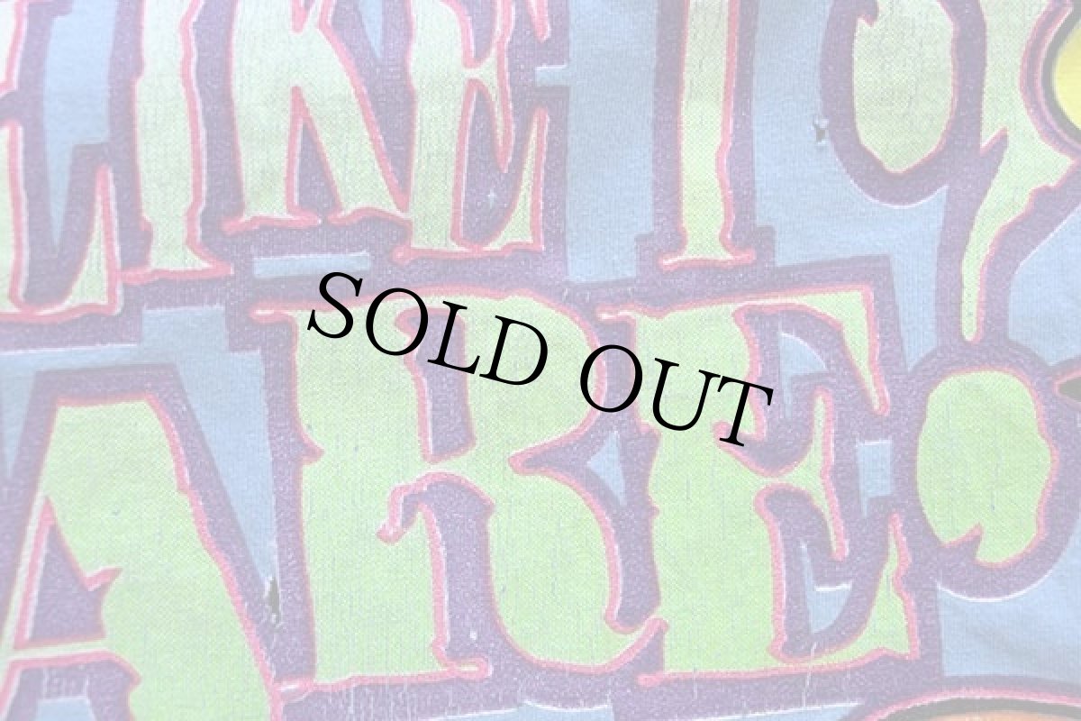 画像5: 90s USA製 Warner Bros LOONEY TUNES DO I LOOK LIKE I CARE? TWEETYトゥイーティー コットンTシャツ 水色 22W (5)