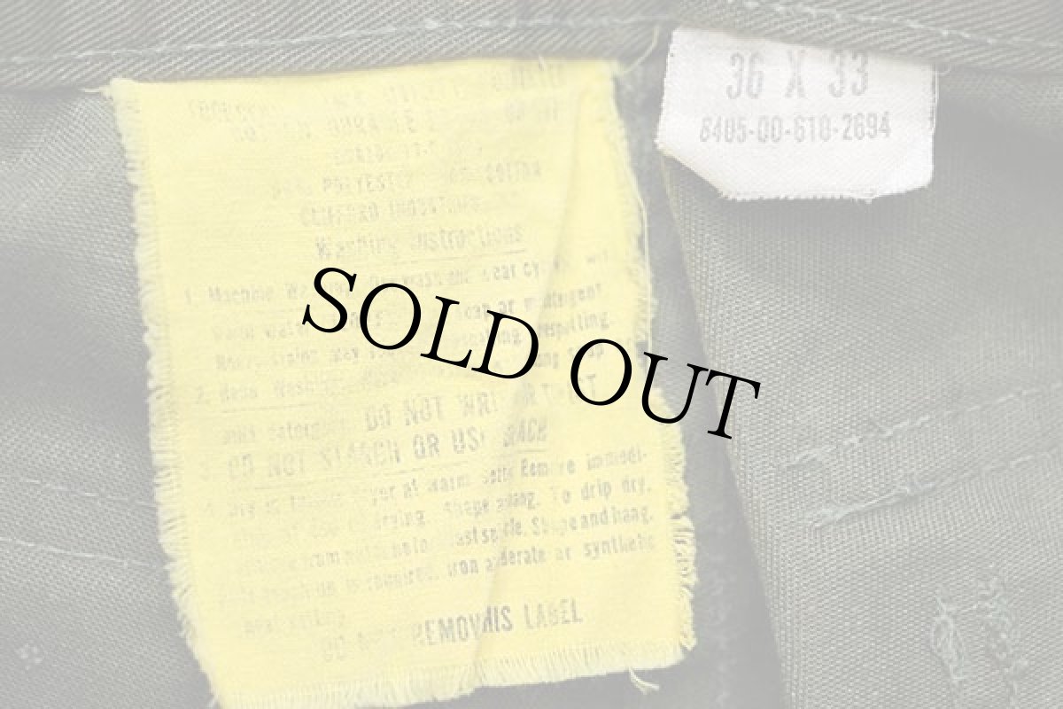 画像6: 70s 米軍 U.S.ARMY ユーティリティ ベイカーパンツ オリーブグリーン カスタム w36 L33 (6)