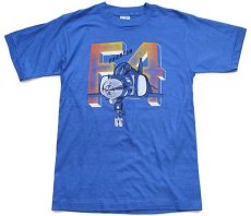 画像2: デッドストック★80s USA製 PHANTOM F4 両面プリント コットンTシャツ 青 S (2)