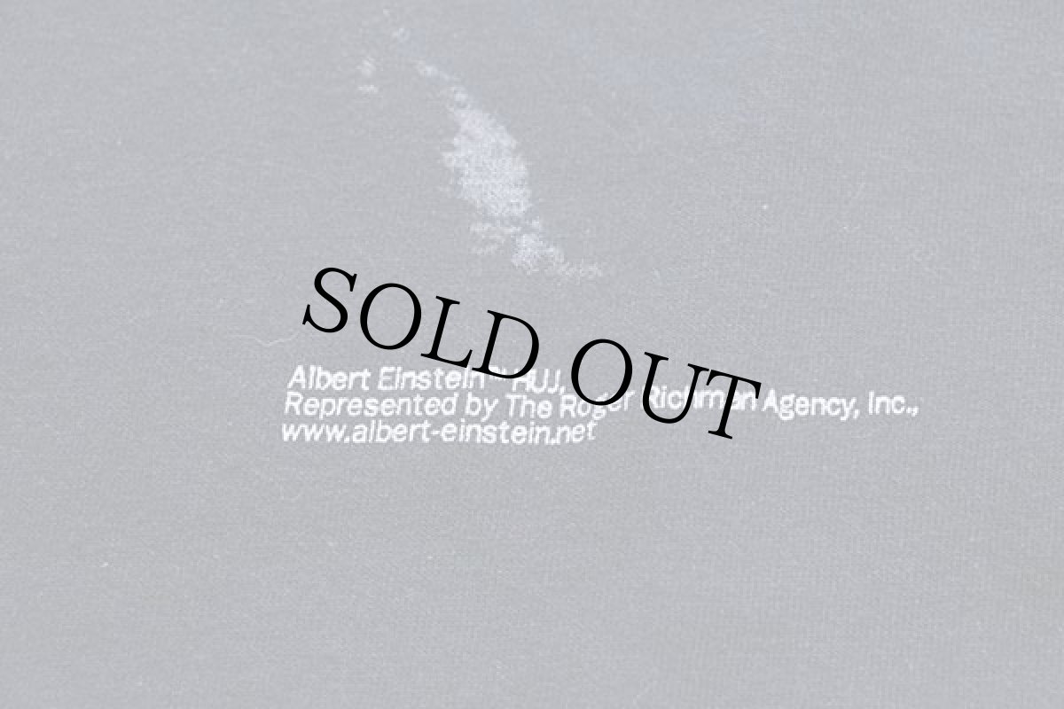 画像5: Albert Einsteinアインシュタイン コットンTシャツ 黒 M★偉人 (5)