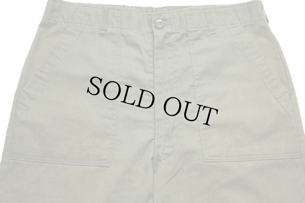 画像4: 70s 米軍 U.S.ARMY ユーティリティ ベイカーパンツ オリーブグリーン カスタム w36 L33 (4)