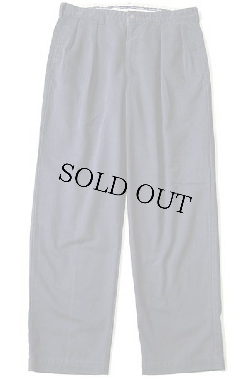 画像2: 90s ポロ ラルフローレン ツータック コットン チノパン 紺 w34 L30★95 (2)