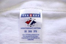 画像4: デッドストック★00s JERZEES 無地 ノースリーブ コットンTシャツ 白 3X (4)