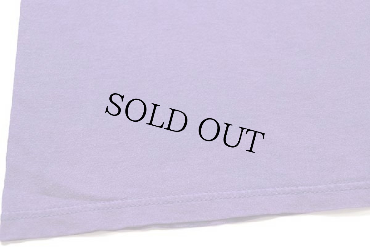 画像6: 90s USA製 JERZEES 無地 ノースリーブ コットンTシャツ 紫 L (6)