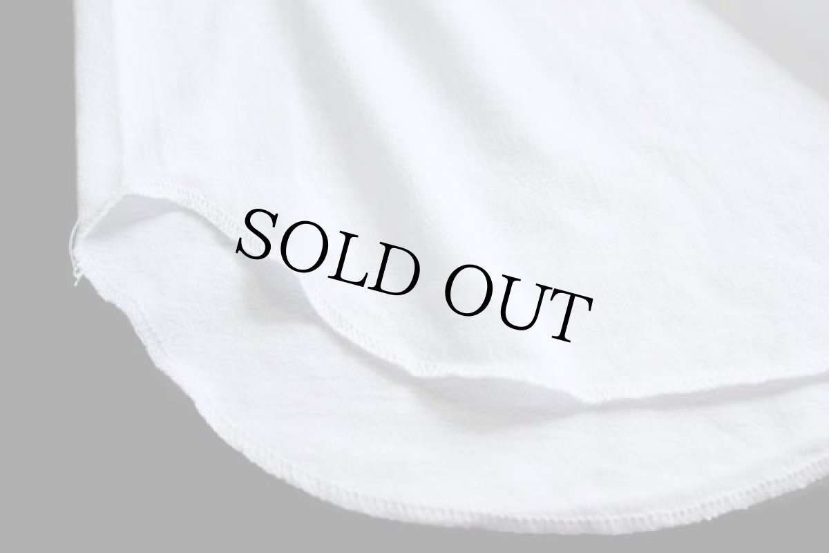 画像5: 90s USA製 EAGLE USA 無地 ヘンリーネック ノースリーブ Tシャツ 白 M (5)