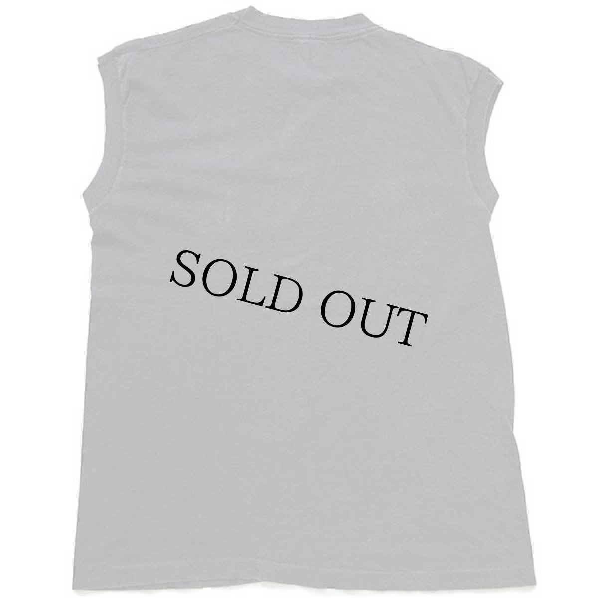 画像3: 80s USA製 FRUIT OF THE LOOM 無地 ノースリーブ コットン ポケットTシャツ 黒 L (3)