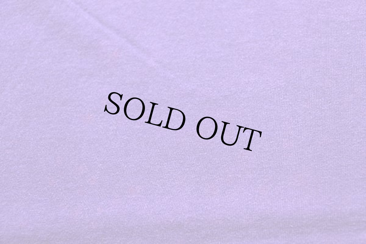 画像5: 90s USA製 JERZEES 無地 ノースリーブ コットンTシャツ 紫 L (5)