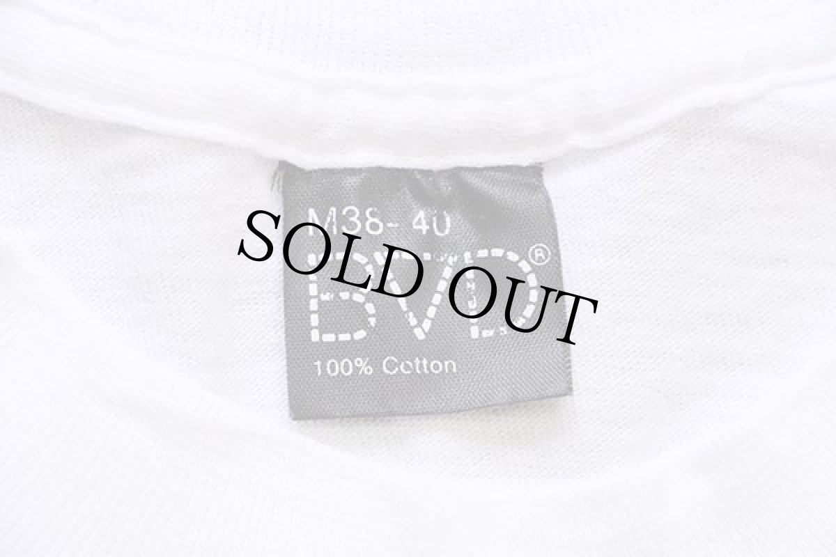 画像4: 80s USA製 BVD 無地 コットンTシャツ 白 M★A (4)