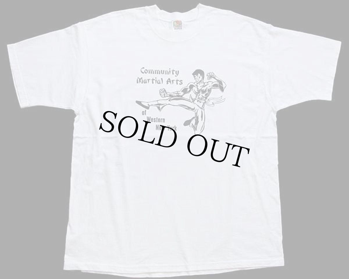 画像2: 00s USA製 Community Martial Arts of Western New York コットンTシャツ 白 XL (2)