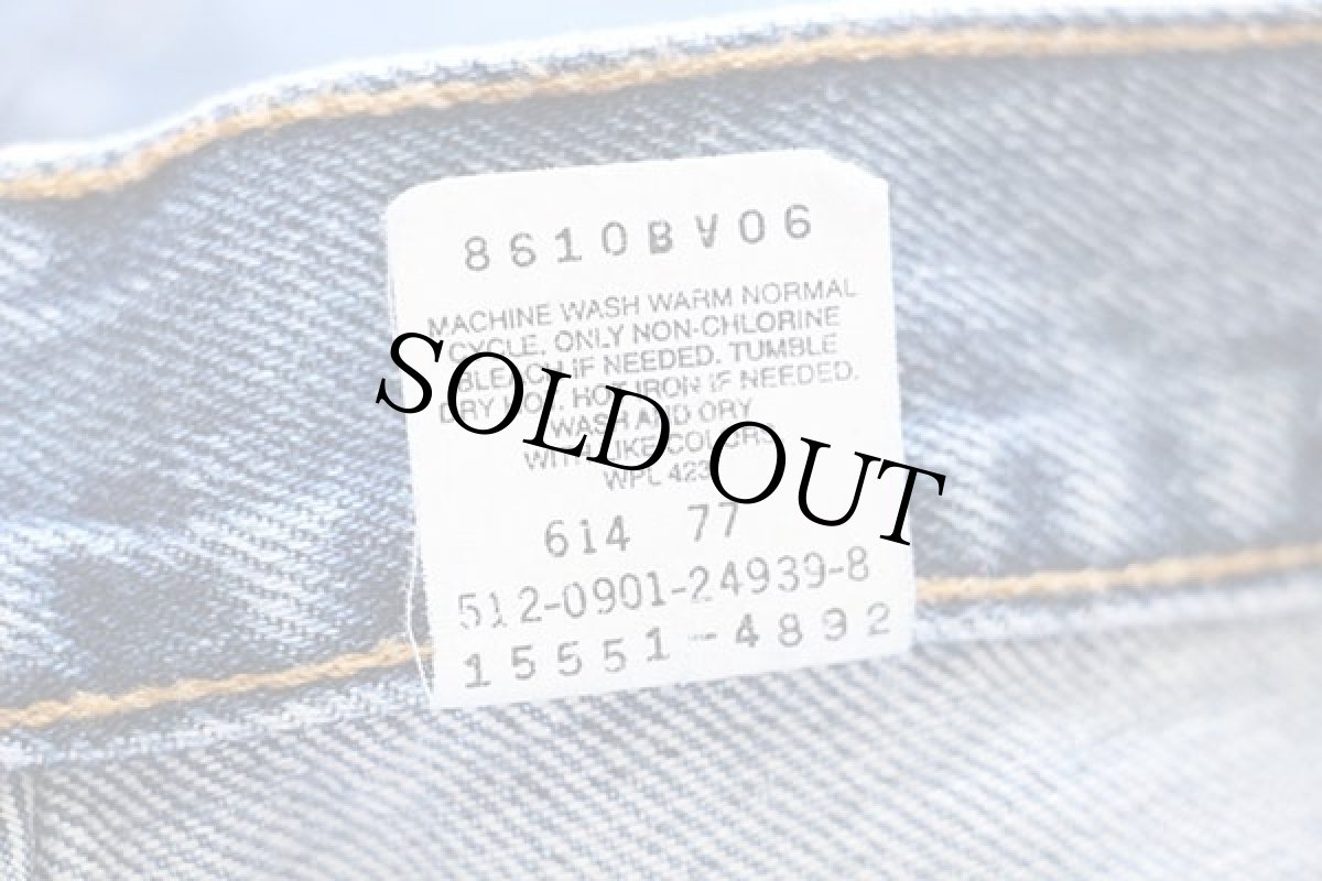 画像7: 00s USA製 Levi'sリーバイス 550 デニムパンツ 14 MIS M★77 (7)