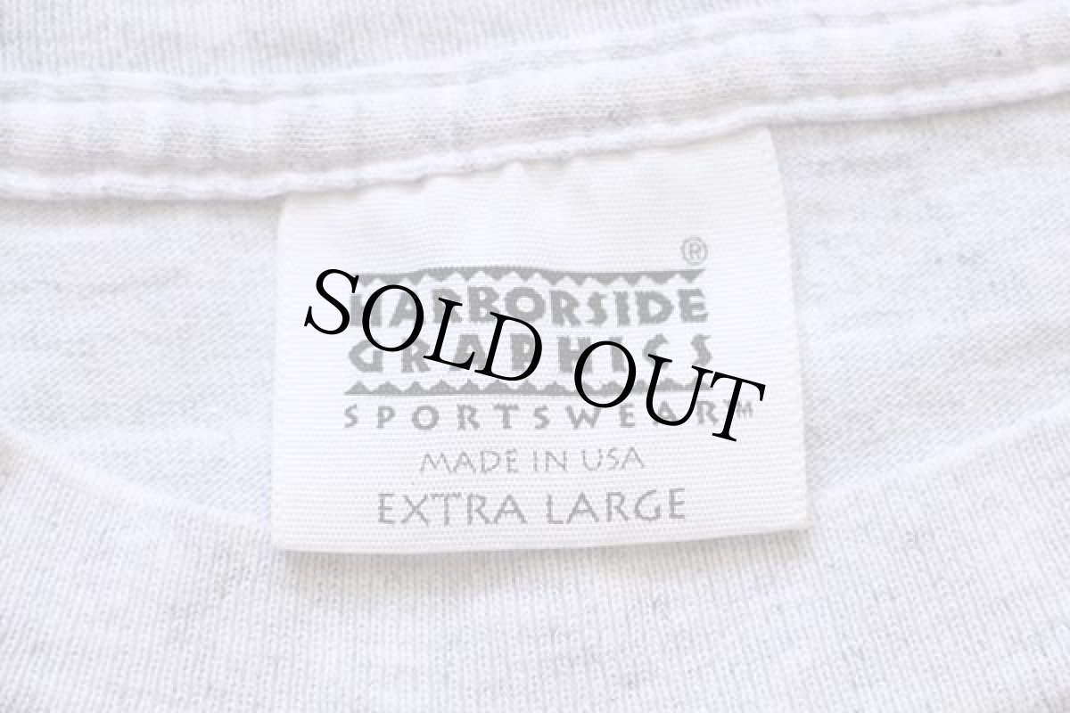 画像5: 90s USA製 SHARKS of the WORLD サメ コットンTシャツ 杢グレー XL (5)