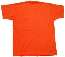 画像3: 90s USA製 TREND BASICS 無地 コットン ポケットTシャツ オレンジ L (3)