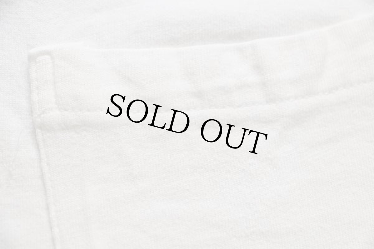 画像5: 90s USA製 GAPギャップ 無地 コットン ポケットTシャツ 白 S (5)