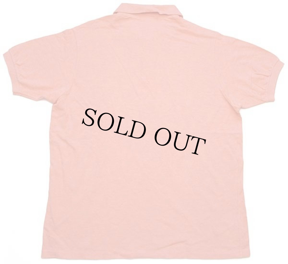 画像2: 70s フランス製 CHEMISE LACOSTEラコステ ワンポイント コットン 鹿の子 ポロシャツ 杢オレンジ 8 (2)