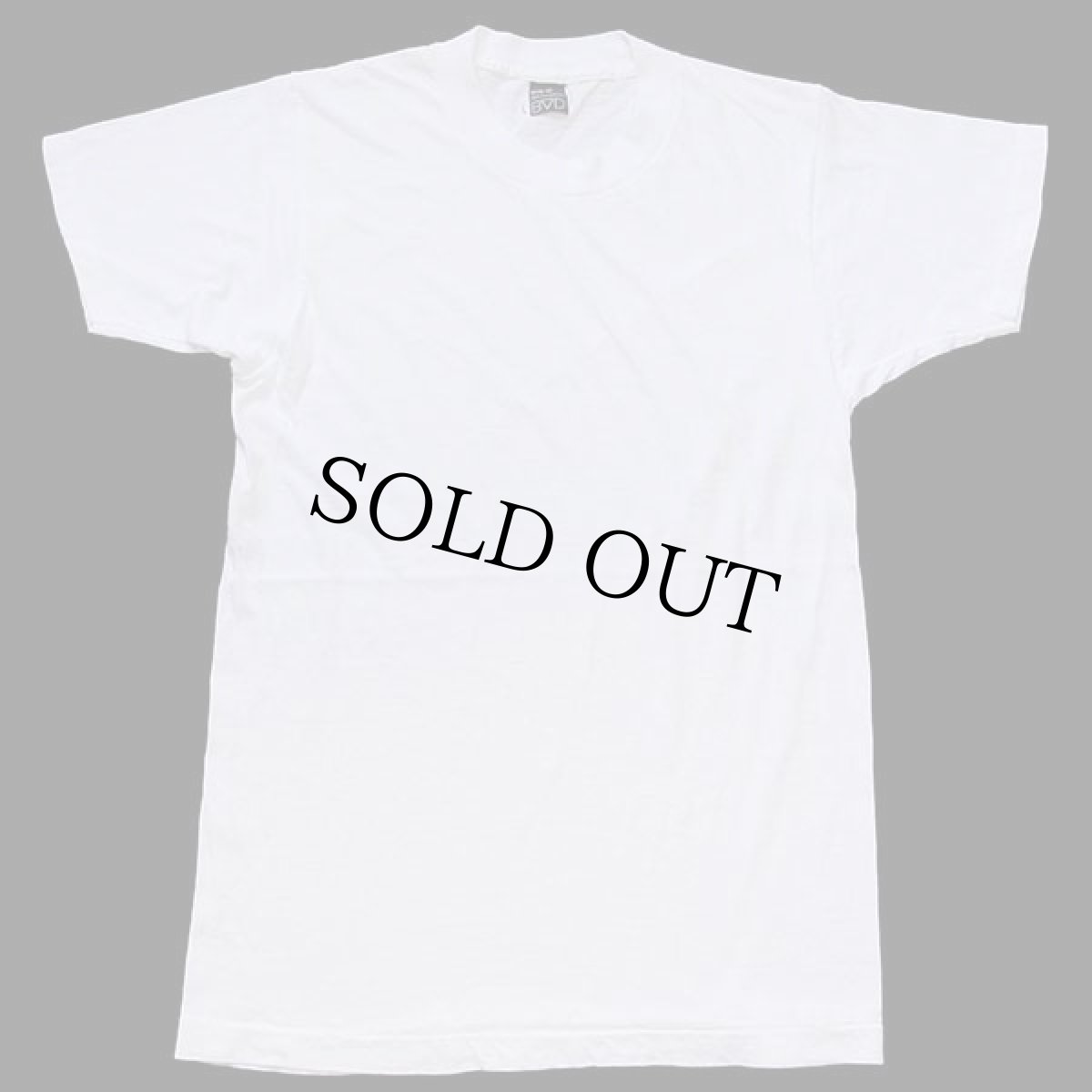 画像2: 80s USA製 BVD 無地 コットンTシャツ 白 M★B (2)