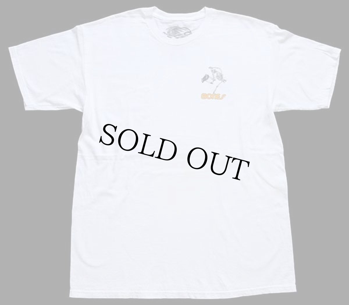 画像2: 00s POWELL PERALTA パウエル ペラルタ BONES スカル スケートボード 両面プリント コットンTシャツ 白 L (2)