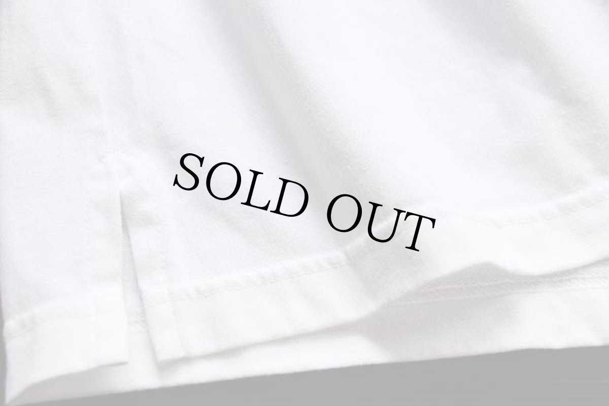 画像5: 90s USA製 LANDS'ENDランズエンド 無地 コットン ポケットTシャツ 白 ボーイズXL (5)