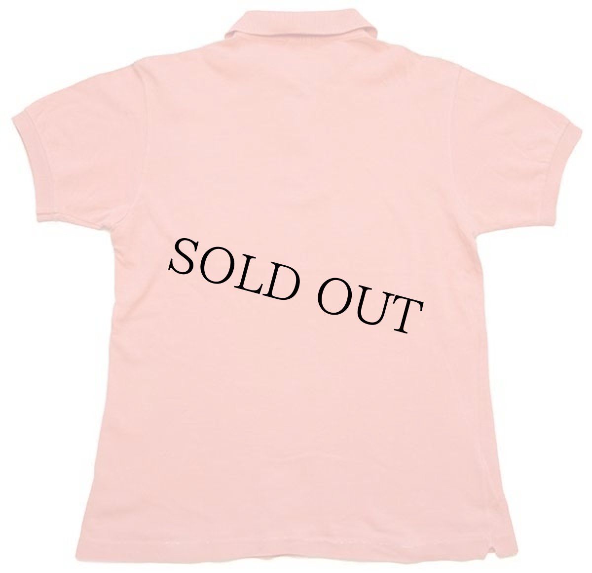 画像2: 70s フランス製 CHEMISE LACOSTEラコステ ワンポイント コットン 鹿の子 ポロシャツ 薄オレンジ 3 (2)