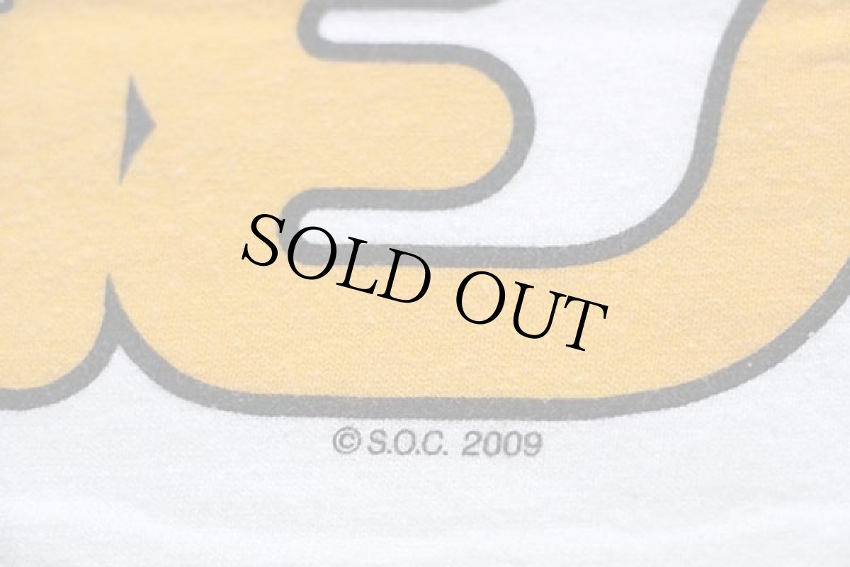 画像4: 00s POWELL PERALTA パウエル ペラルタ BONES スカル スケートボード 両面プリント コットンTシャツ 白 L (4)