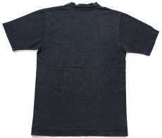 画像3: USA製 CAMBERキャンバー 無地 ヘビー コットンTシャツ 黒 L (3)