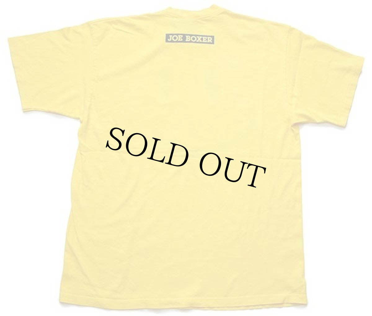 画像3: 90s USA製 JOE BOXER スマイル コットンTシャツ 黄 (3)