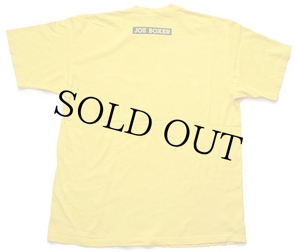 90s USA製 JOE BOXER スマイル コットンTシャツ 黄 - Sixpacjoe Web Shop